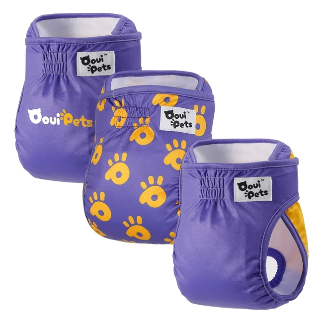 Paales Reutilizables Oouipets para Perros - Alta Absorcin - Talla M