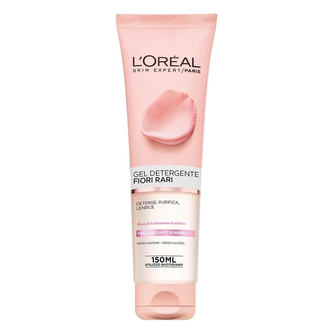L'Oréal Paris Gel Detergente Fiori Rari - Pelli Secche e Sensibili - Ref. 12345 - Deterge e Idrata