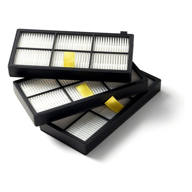 Filtros Alta Eficiencia iRobot Roomba 800900 - Pack 3 - Negro