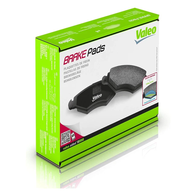 Pastillas Freno Estacionamiento Valeo 598464 - Durabilidad y Limpieza Óptima