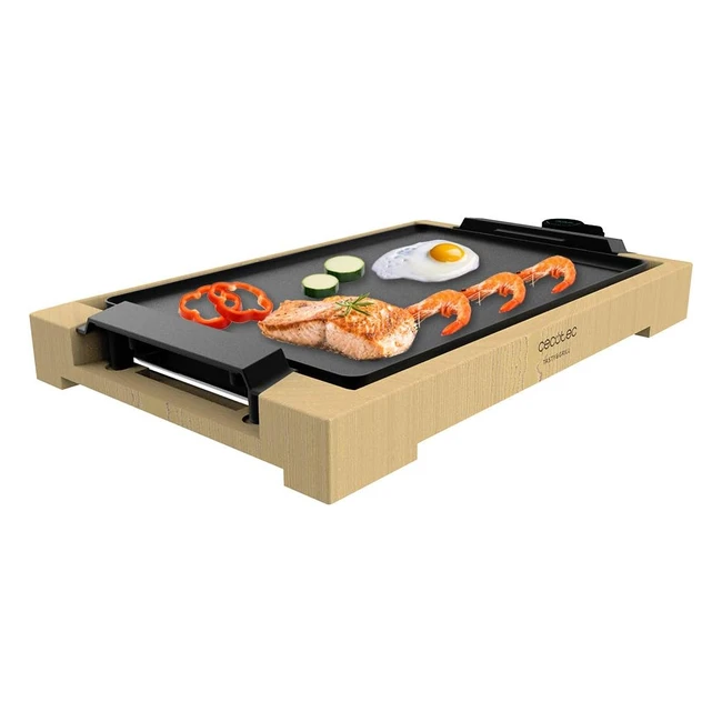 Cecotec Piastragrill Elettrica TastyGrill 2000 - 2000W - Termostato Regolabile -