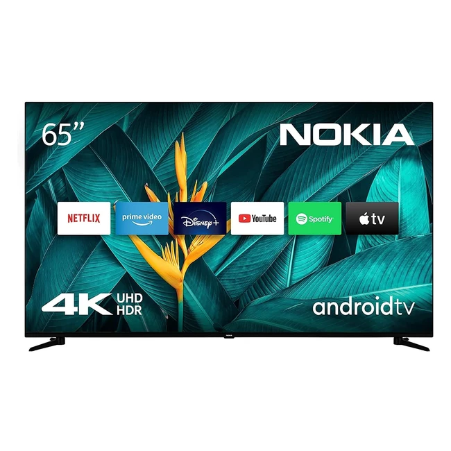 Nokia 65 Zoll 164 cm 4K UHD Fernseher Smart Android TV DVBCS2T2 Netflix Prime Vi