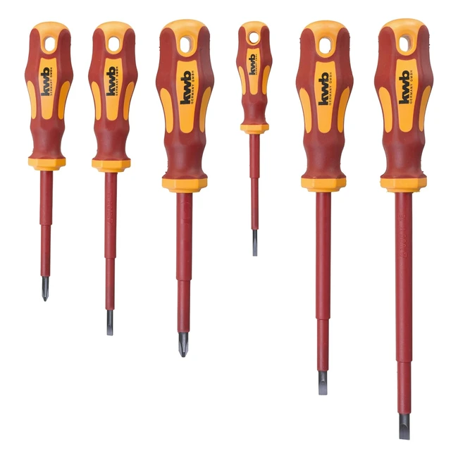 Set Cacciaviti VDE 6 Pezzi Isolati Extra Temprati - KWB CV