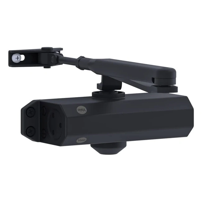 Cierrapuerta Yale 3500 Negro Serie 3500 - Brazo Retenedor - Durabilidad Certificada