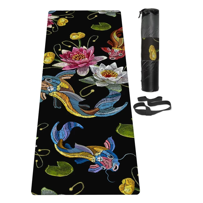 Tappetino Yoga Antiscivolo Eco-Friendly con Trasporto - Laier 183cm61cm6mm