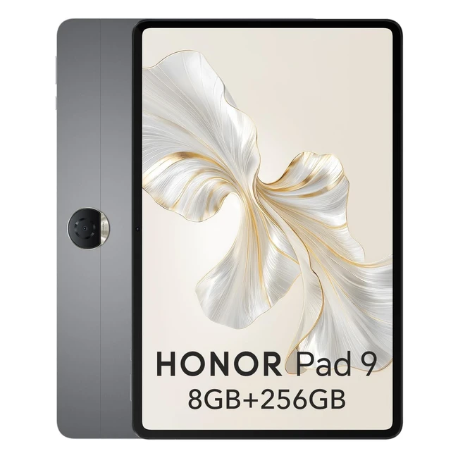 Honor Pad 9 Tablet 8GB 256GB 121 Zoll 120Hz 25K Großbildschirm 8 Lautsprecher Audio System Snapdragon 6 Gen 1 WiFi Version Grau