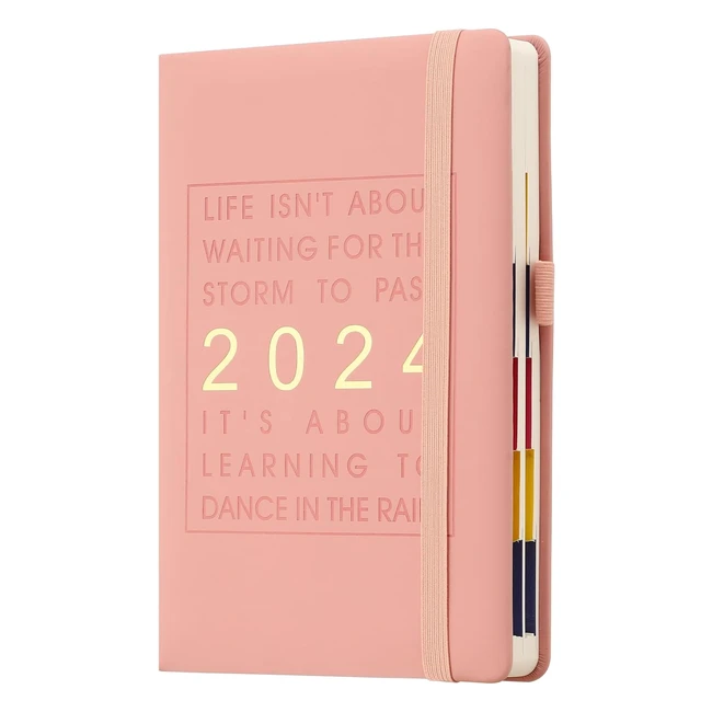 2024 Diary Planner A5 Weekly Monthly Organizer with Pen Holder - Jandec 2024