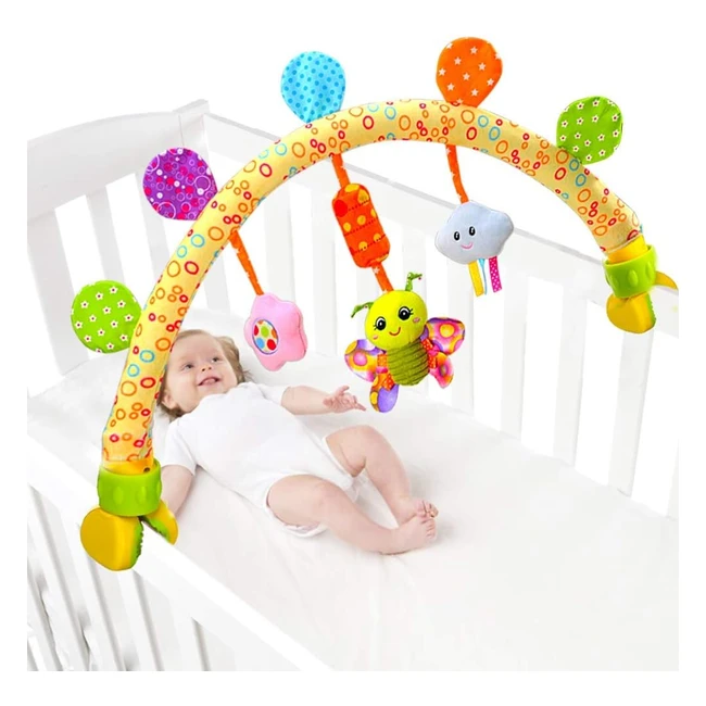 Giocattoli per passeggino Caterbee - Arco da viaggio neonati e bambini - Interni