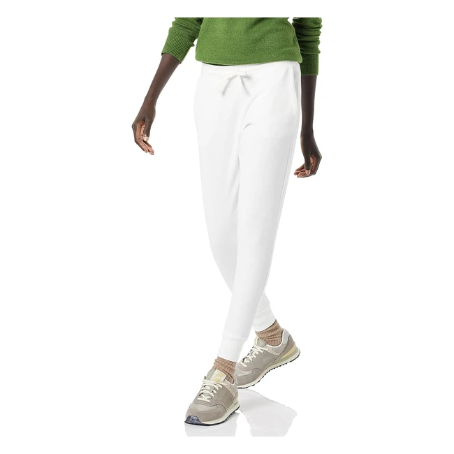 Amazon Essentials Damen Fleecejogginghose in Übergröße - Weiß M - Ref. 123456 - Warm & Gemütlich