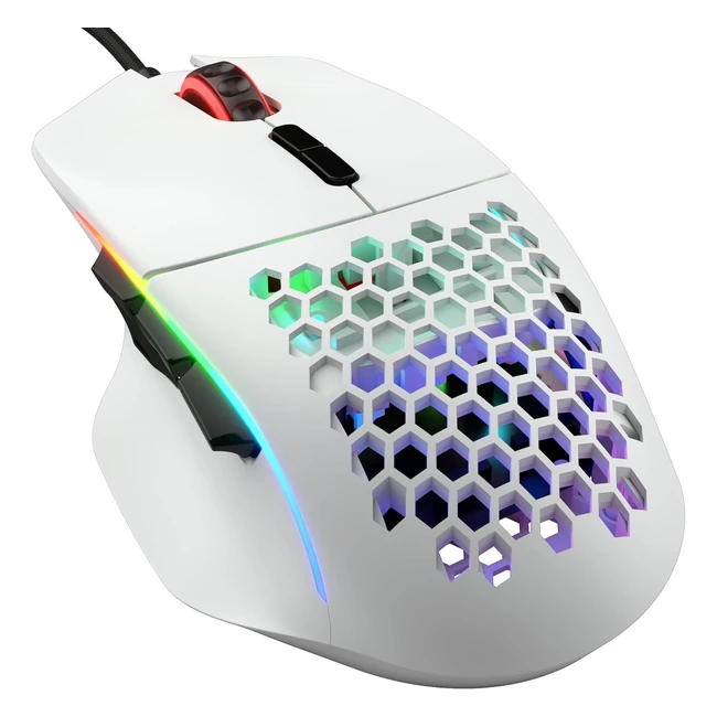 Mouse Gaming Glorious Model I Bianco - Leggero 69g RGB 9 Tasti Programmabili