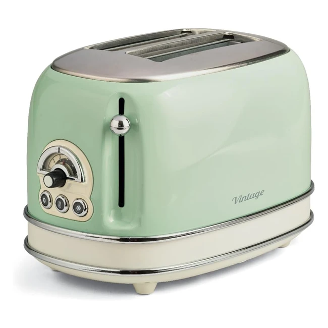 Ariete Vintage 155 2-Scheiben-Toaster Retro Toaster mit 6 Toaststufen