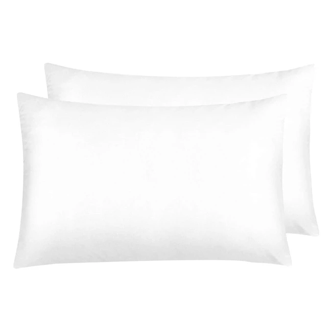 NTBAY 2 Pack Zippered Satin Pillow Cases for Hair and Skin Luxury King Hidden Zi