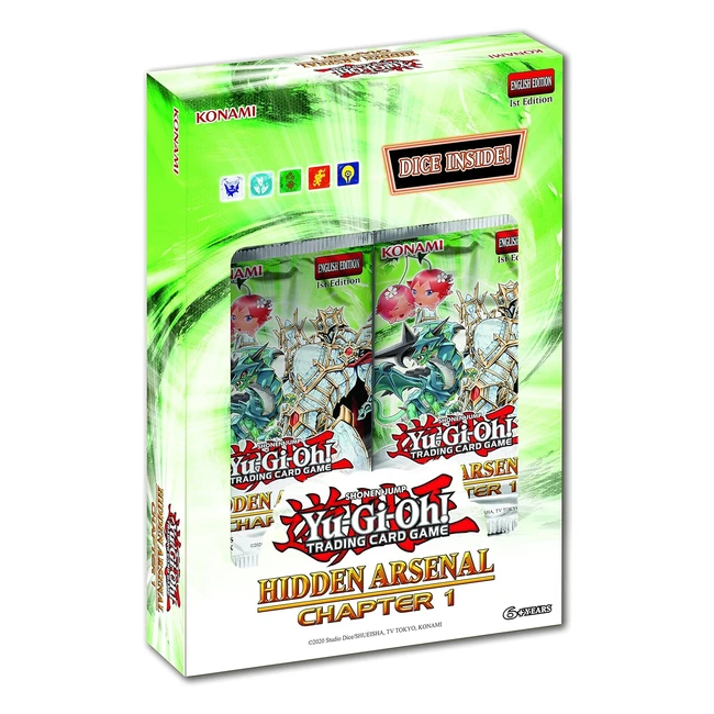 YuGiOh Hidden Arsenal Chapter 1 Secret Rare Card Box
