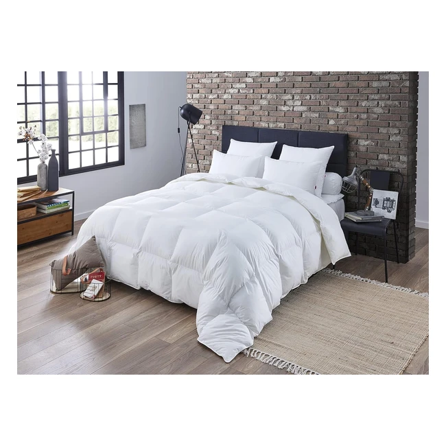 Couette naturelle percale coton chaude 240x260 Dodo Helsinki - Ultra gonflant et thermorgulante