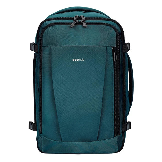 EcoHub EasyJet Cabin Bag 45x36x20 Underseat Bag Travel Backpack 30L Waterproof R