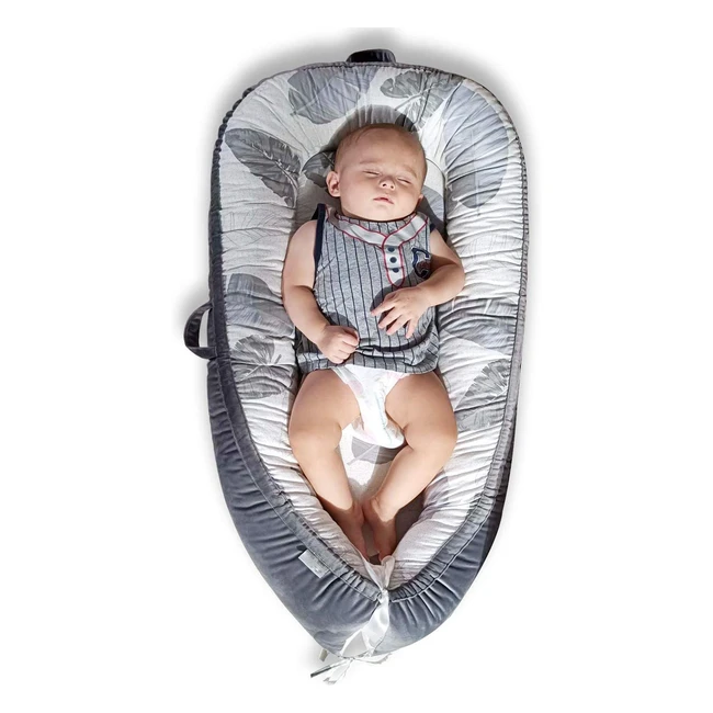 EAQ Baby Nest Pod for Newborn - Soft Breathable 100% Cotton - Travel Essential