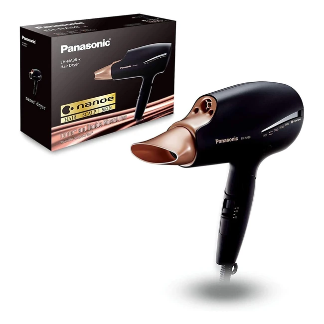 Asciugacapelli Panasonic EHNA98 con Nanoe Technology - 4 Modalit per Capelli 