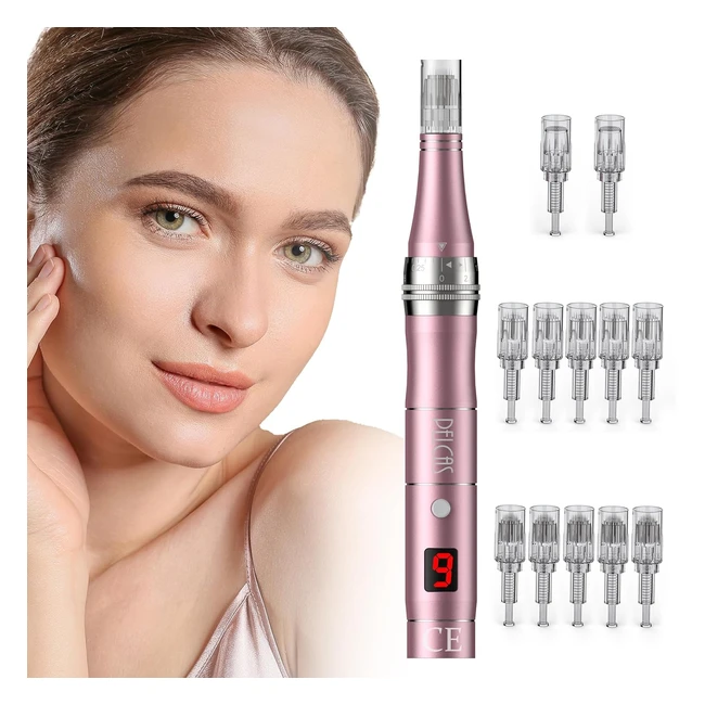 Pelcas Derma Pen - Elektrischer Derma Mikronadelroller - Anti-Aging Hauttherapie