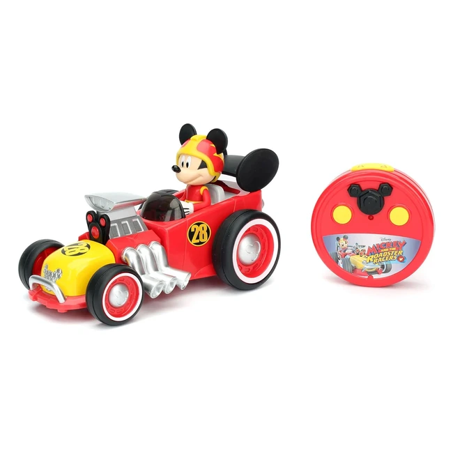 Voiture Radio Control Roadster Racer Mickey Disney - Rf1234 - Contrle Infra