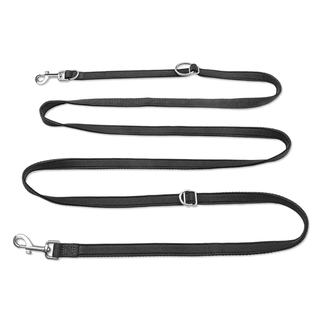 Guinzaglio addestramento per cani Petcooz Doppio 3m Regolabile Multifunzionale