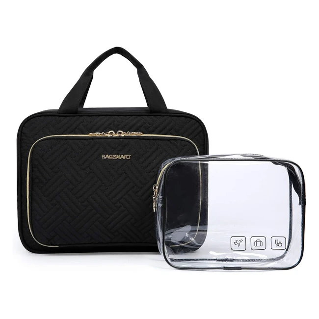 Bagsmart Kulturtasche Reisekulturbeutel mit Aufhngehaken wasserabweisend Make-