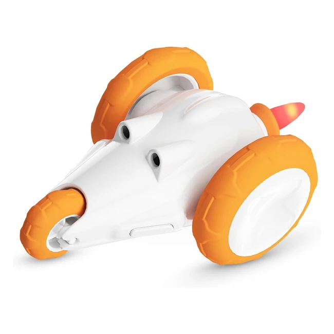 Juguete Interactivo para Gatos - Ratón de Movimiento Automático Recargable USB - Sensor Inteligente - Juguetes de Ejercicio