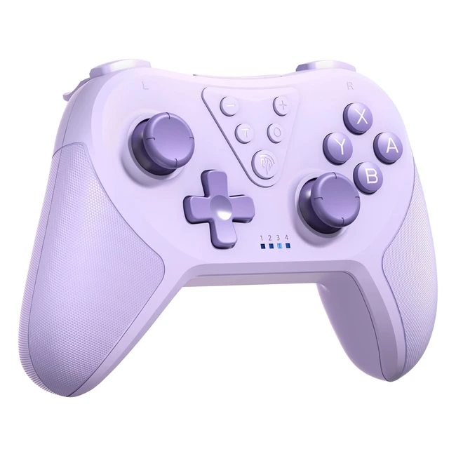 EasySMX Wireless Bluetooth Switch Controller 6Axis Motion Dual Vibration Function - Purple