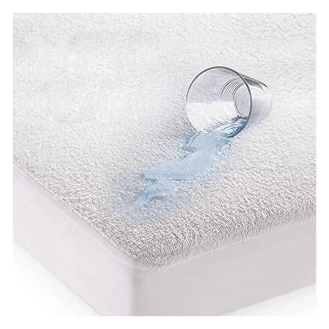 AR Ware Waterproof Single Mattress Protector Deep 30cm Breathable Cotton Terry T