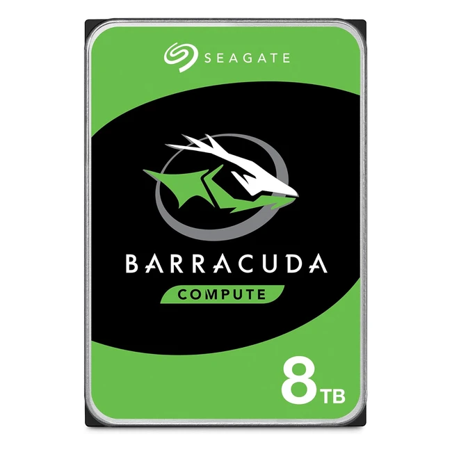 Disco Duro Interno Seagate Barracuda 8TB SATA 6 Gbs 5400 RPM Cach 256MB