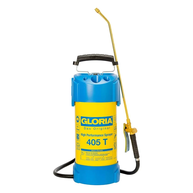 Pulverizador Gloria 405T Alto Rendimiento 6 Bar Acero - ¡Potente y Seguro!