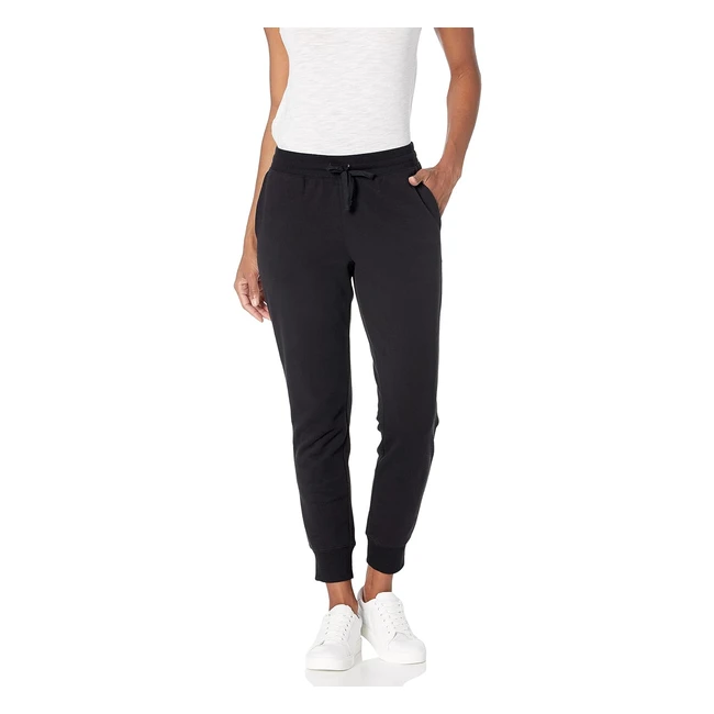 Amazon Essentials Damen Fleecejogginghose in Übergröße Schwarz M Ref.1234 Warm & Bequem