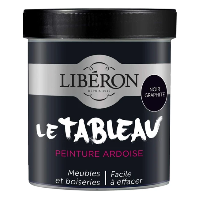 Liberon Peinture Tableau Noir Graphite 0.5L - Séchage Rapide