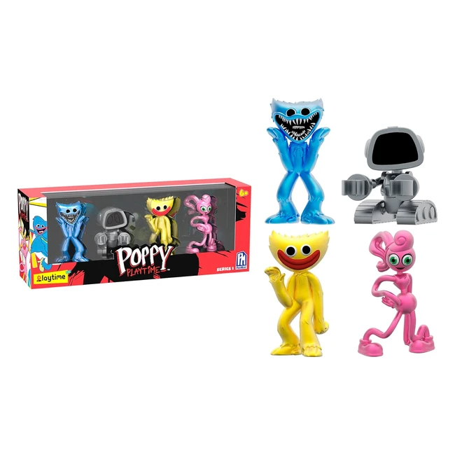 Poppy Playtime Figuren Set 4 Stck Videospiel Figuren ab 6 Jahren Lansay