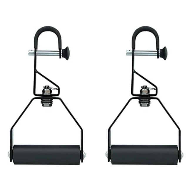 Agarraderas giratorias para dominadas Yes4All - Soporta hasta 136 kg - Antideslizantes y de espuma