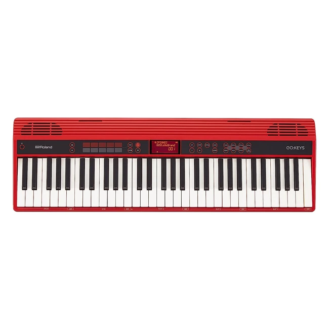 Roland GO61K Keys Music Creation Keyboard - Wireless Smartphone Connection - Red