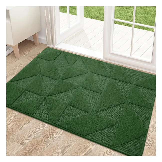 Homaxy Door Mats Indoor 80 x 120 cm Machine Washable Dirt Trapper Soft Doormats 