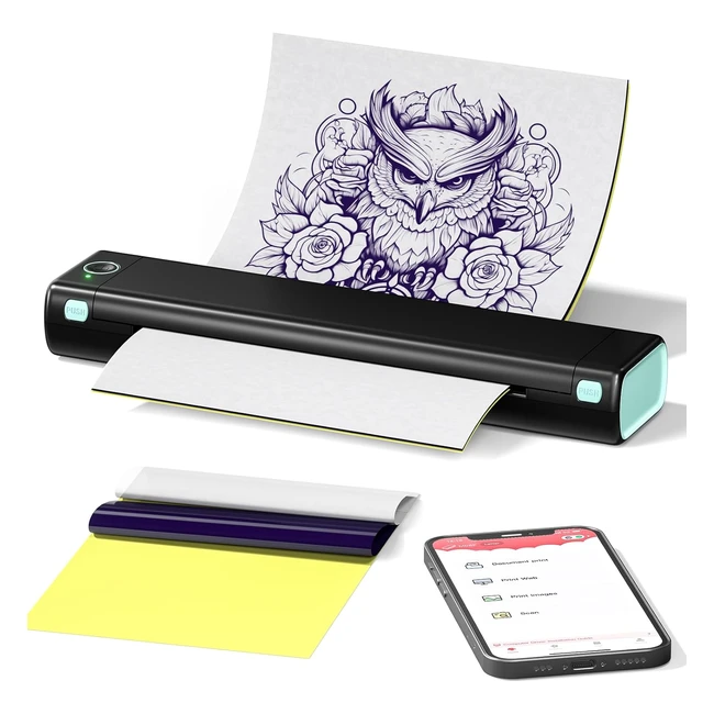 itari M08F Tattoo Printer Thermal Printer Copier Compact Design High-Quality Pri