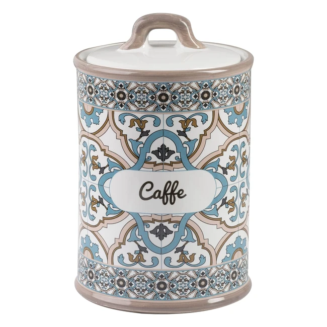 Barattolo Caff Ceramica Noto 11x11x17 cm - Baroni Home