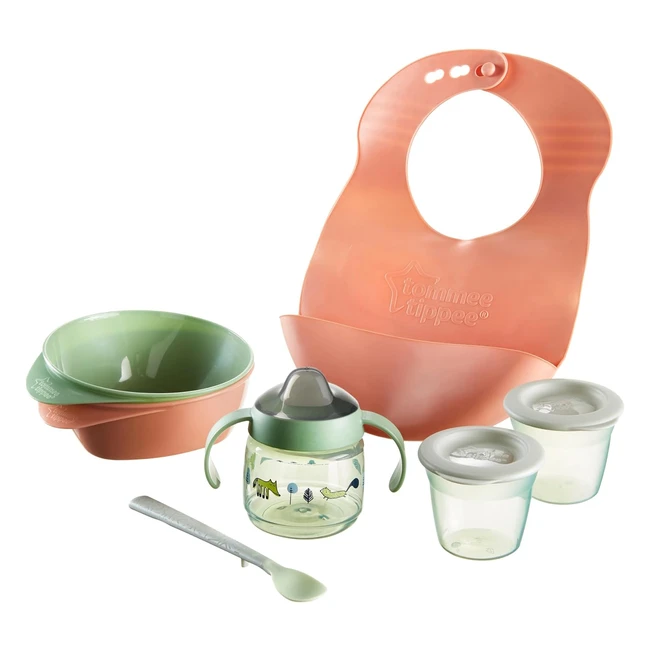 Kit svezzamento Tommee Tippee in vetro con ciotole, cucchiai e tazza
