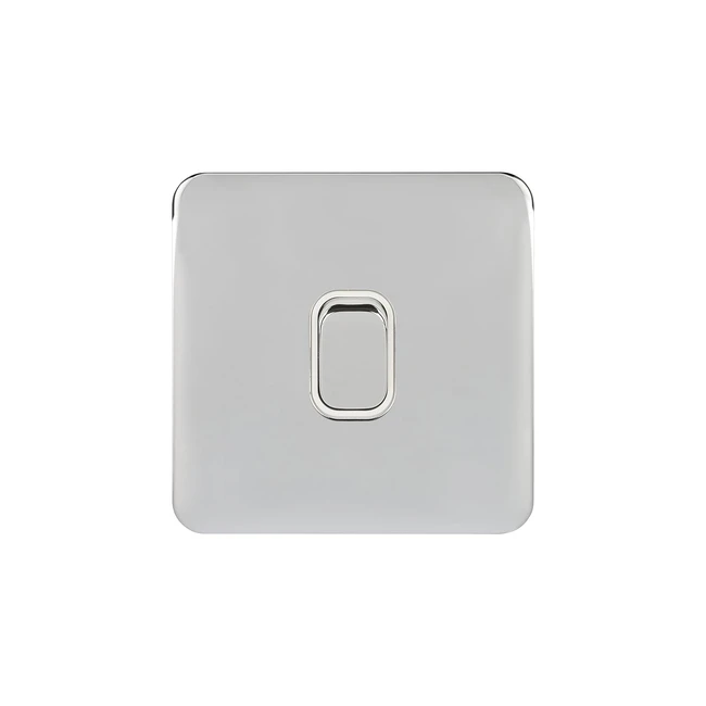 Schneider Electric Lisse Screwless Deco Single Intermediate Light Switch 10AX GG