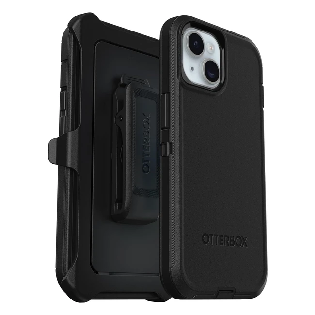 Funda Otterbox iPhone 15/14/13 Defender Resistente a Golpes - Negro