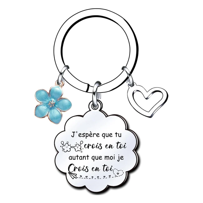 Porte-clés Lumengqi pour Hommes et Femmes - Cadeau de Remerciement pour la Famille et les Amis - Réf. 12345 - Idéal pour Voiture