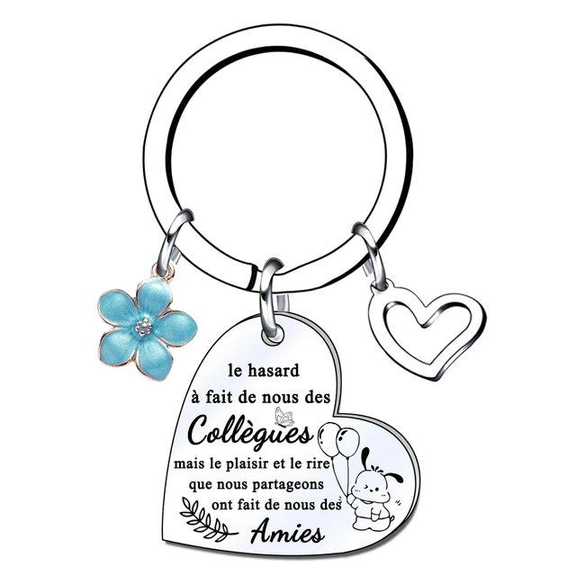 Porte-clés pour collègue - Cadeau de départ et de remerciement - Unisexe