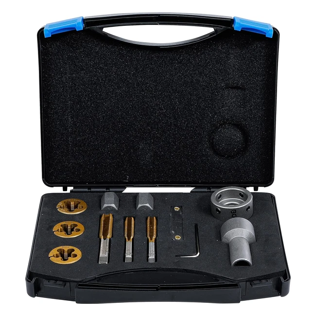 Juego de Machosterrajas BGS 1988 - 12 Piezas - Repasa Roscas Tuercas y Pernos