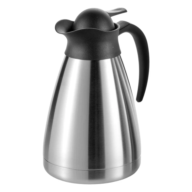 Caraffa Termica Thermoart 1 Litro Acciaio Inox Esmeyer - Uso Con Una Sola Mano