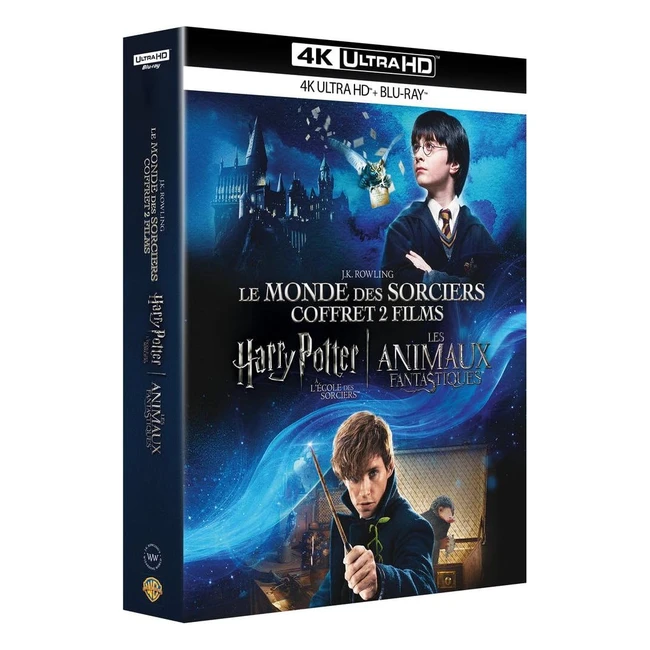 Coffret Le Monde des Sorciers JK Rowling Harry Potter 4K Ultra HD - Rf1234