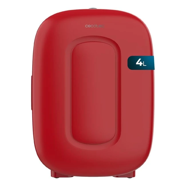 Mini Nevera Cecotec Bolero Minicooling 4L Bora Roja 12V/220V - Enfría y Calienta - Transporte Fácil