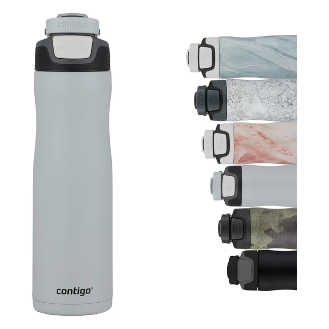Contigo Autoseal Chill Bottiglietta in Acciaio Inossidabile 720ml - Bevande Fredde 28h