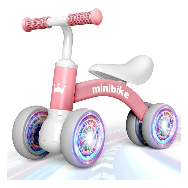 Draisienne HappyGoLucky 1 2 3 ans - Jeux bébé - Baby Walker - Cadeau fille - Premier anniversaire