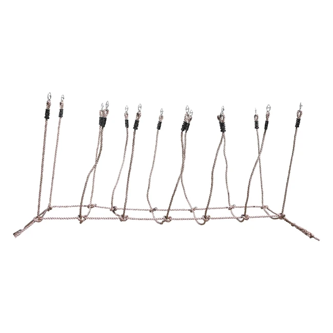 Ponte Tibetano Small Foot - Corda e Plastica - Sicuro - Portata 100 kg - 3+ anni